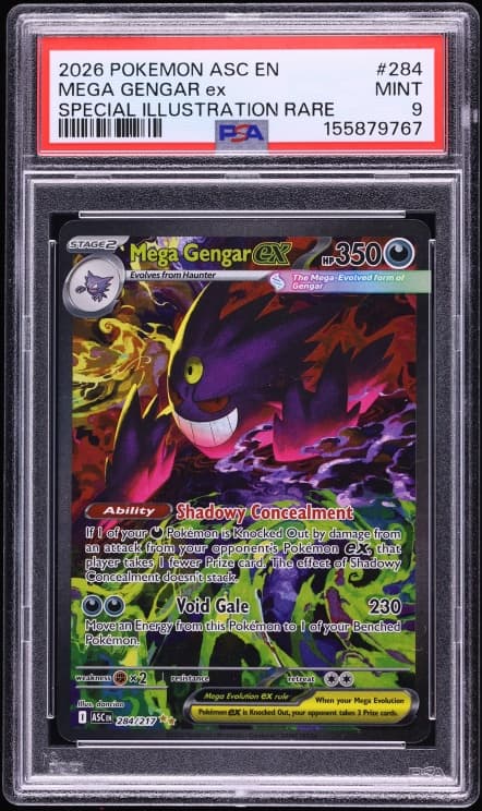 2026 Mega Evolution Mega Gengar ex Special Illustration Rare
